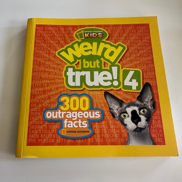 National Geographic Kids Weird But True! 4 Book - 300 Outrageous Facts Paperback - Picture 1 of 7